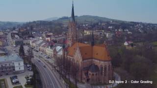 DJI Inspire 2 X5S  4K ProRes 4444 XQ Grybów [upl. by Ymereg]