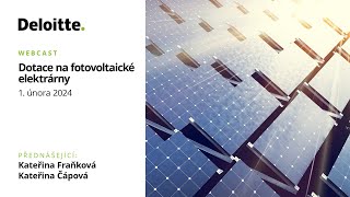 Dotace na fotovoltaické elektrárny [upl. by Darken]