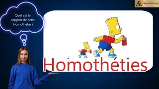 3eme  24  Homothéties  Calculer le rapport dhomothétie [upl. by Montana]