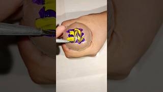 Nailart lifehack with beauty blender and dotting tool 💅nailart hack trending youtubeshorts [upl. by Akirea454]