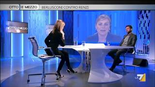 Otto e mezzo  Berlusconi contro Renzi Puntata 24042014 [upl. by Ver]