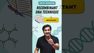 Recombinant DNA Technique  Know about rDNA Most Important Technique of Genetic Engineering neet [upl. by Brien]