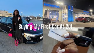 Vlog  Buying My First Car At 20 test driving down payment etc  Come Car Shopping With Me [upl. by Jacob]