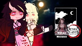 Diabolik Lovers React to Yui as Nezuko S3 [upl. by Znieh564]