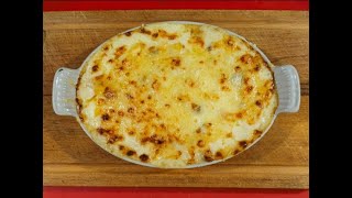 GRATIN DE COQUILLETTE AUX JAMBON amp CHAMPIGNONS [upl. by Agustin494]