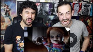 CULT OF CHUCKY  RED BAND TRAILER REACTION amp REVIEW [upl. by Kienan707]