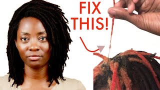 Thinning Locs and Weak Spots Causes and How to fix It [upl. by Ollie]