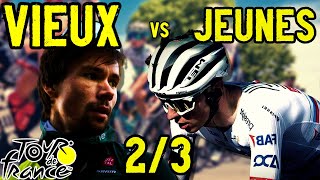 VIEUX vs JEUNES  Ep 23  TOUR DE FRANCE 2024 [upl. by Keyek]