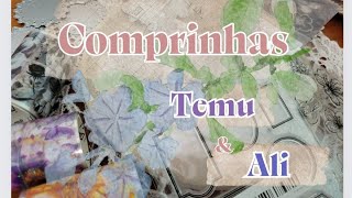 Últimas Comprinhas de Papelaria da Temu e Aliexpress  Muitas faquinhas de corte [upl. by Damicke]