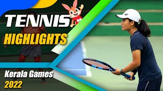 TENNIS HIGHLIGHTS  KERALA GAMES 2022  TENNIS CLUB  TRIVANDRUM [upl. by Royce794]