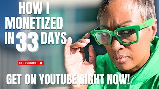 If You’re Over 50 Get Your AZZ on YouTube Now  Learn How I Monetized in 33 Days  Steps Explained [upl. by Venu563]