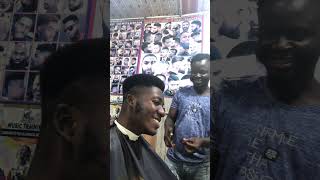 Guys with bushy hair fading haircut and dye making tutorial 😍😍👏 [upl. by Ecirahc]