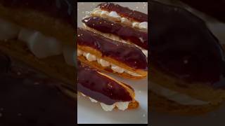 Homemade Éclairs Recipe On My Channel [upl. by Refotsirc]