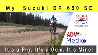 The Perfect Dual Sport Motorcycle The Suzuki DR650 Review Walkaround Mods and Farkles [upl. by Ennovahs]