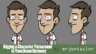 Rigging a Character Turnaround in Toon Boom Harmony character by Jazza [upl. by Mandal]