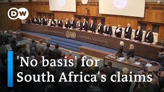 Germany weighs in on South Africas genocide case against Israel at ICJ  DW News [upl. by Anoerb987]