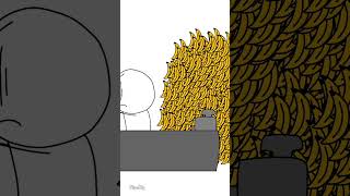 How many bananas do you have Animation meme flipaclip animation memes shorts short [upl. by Jehial]