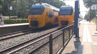 2 NS intercity Kruizen vertrekt en komt binnen op het station van Wijhe [upl. by Daniela]