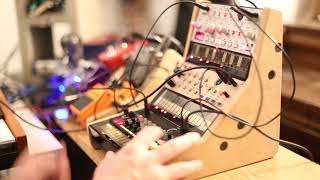 quotBattery Acidquot Korg Volca BeatsBassKeys  fx pedals demo [upl. by Hanoy]