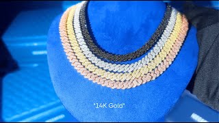 8MM Moissanite Miami Cuban Link Chains  ICECARTEL [upl. by Adnorhs]