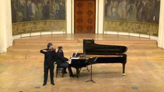 Raff  Cavatina violin Liviu Prunaru piano Horia Mihail [upl. by Malvie]