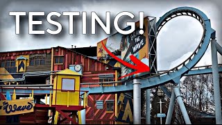 THE WAVE IS TESTING  Drayton Manor Vlog  2nd April 2024 draytonmanor themepark vlog [upl. by Gebelein350]