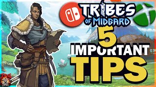 TRIBES OF MIDGARD 5 MOST ESSENTIAL TIPS  Best Tips Guide  Now on XboxSwitch [upl. by Naryt]