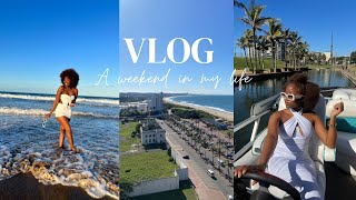 A WEEKEND IN DURBAN VLOG  boat cruiseushaka marine  more  South African YouTuber  vlogtober [upl. by Boone]