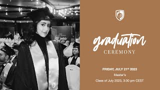 Glion Graduation Ceremony  Masters 21st of July 2023 [upl. by Ainav]