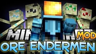 Minecraft Ore Enderman Mod [upl. by Aicile]