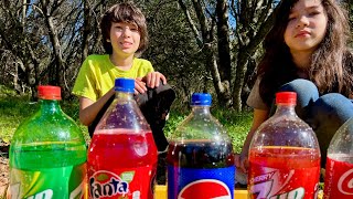 Attempting the Mentos and Soda Experiment for Kids [upl. by Allenrad]