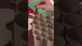 Advent calendar from toilet rolls– DIY by Søstrene Grene [upl. by Ellohcin]