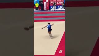 France Élite finale sol Lyon 2024 Léo SALADINO 🇫🇷 gymnast floor internationalgymnastics [upl. by Pacorro546]