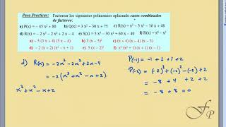 Caso combinado de factoreo factor común Gauss [upl. by Frydman139]