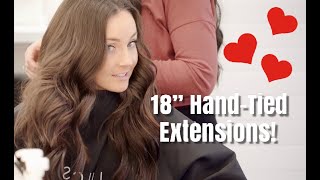 Habit hand tied extensions 18 inch [upl. by Tennek]