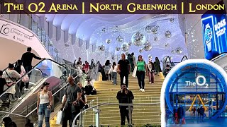 The O2 Arena North Greenwich London england Uniqueideasandvlog [upl. by Aklim]