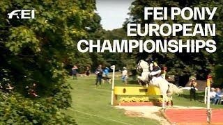 RELIVE  Eventing CrossCountry  FEI Pony European Championships 2018 [upl. by Loftis651]