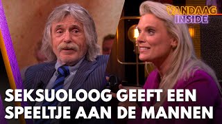 Seksuoloog Eveline geeft seksspeeltje aan Vandaag Insidetrio Dit gun ik jullie  VANDAAG INSIDE [upl. by Ayim608]