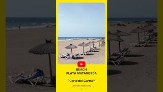 🏖️ LANZAROTE Puerto del Carmen  Beach Playa Matagorda Lanzarote WalkingTour CanaryIslands [upl. by Parker]