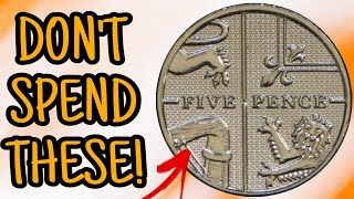 5 PENCE  QUEEN ELIZABETH COINS  WOTH A LOT OF MONEY  VALUE AND MORE [upl. by Kylila]