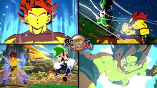 Psuedo Saiyan vs Luigi  Dragon Ball FighterZ Mods [upl. by Storer871]