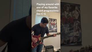 DmCG chord progression musician bluesrockguitarist rockmusic guitarsrock bluesrock [upl. by Der]