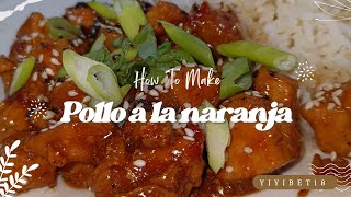 Pollo a la Naranja Estilo Asiático 🍊 Receta fácil y deliciosa 🧡 [upl. by Kleeman]