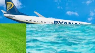 Ryanair 5811  Crash animation [upl. by Afinom618]