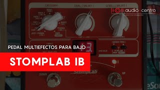 StompLab IB Pedal multiefectos para bajo de VOX [upl. by Tonina53]