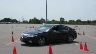 Autocrossing Acura TL SHAWD [upl. by Ocnarfnaig]