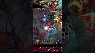 Rampage by Axe One Swing One Kill shorts dota2 rampage dota2highlighs games [upl. by Oirom977]