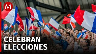 Así se vivió el triunfo de la izquierda en Francia [upl. by Nirrek]