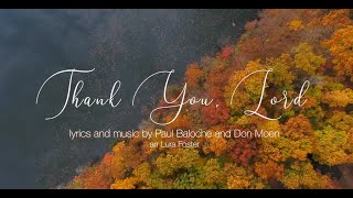 quotThank You Lordquot Lyric Video [upl. by Ahteral477]