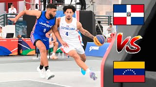 Venezuela 🇻🇪 vs República Dominicana 🇩🇴 en Baloncesto 3x3 por el oro 🥇 Juegos Bolivarianos 2024 [upl. by Deny]